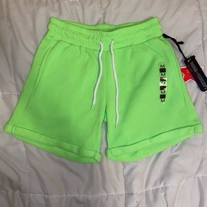 Lime green shorts